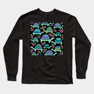 Tortoises Black Palette Long Sleeve T-Shirt